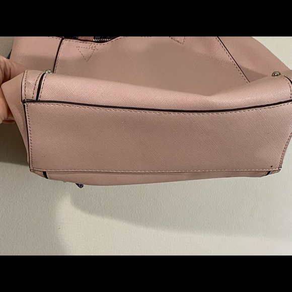 Steve Madden blush pink handbag with scarf. MSRP $99 - Picture 3 of 8
